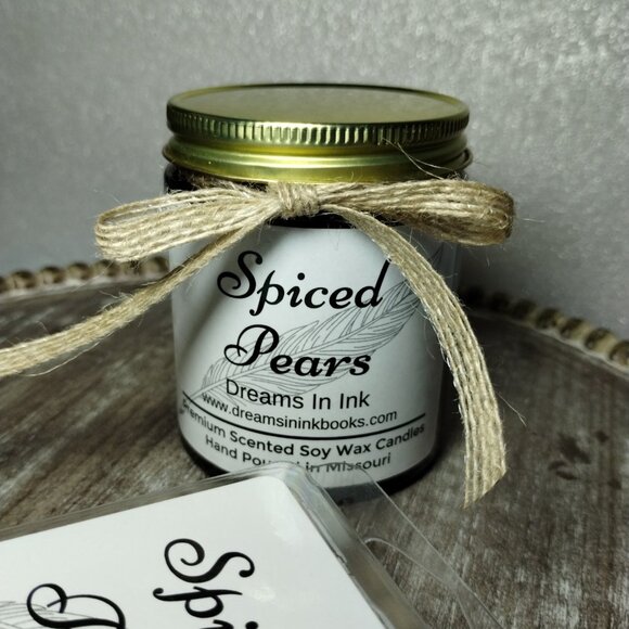 100% Soy Wax Candle ~ Spiced Pears - Picture 2 of 2